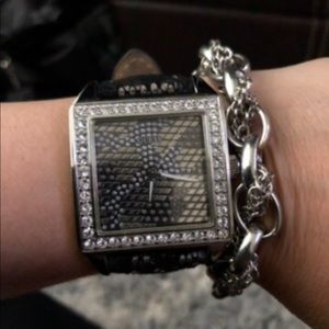 Guess watch and bracelet